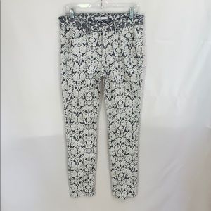 7 For All Mankind floral knit pant